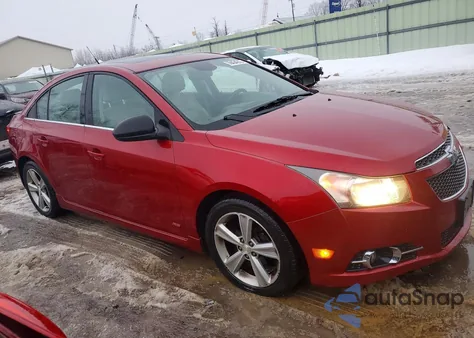2013 Chevrolet Cruze Lt z USA, uszkodzony, nr VIN 1G1PE5SB0D7158209